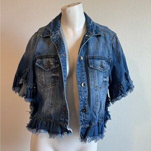 Abound Denim Short-Sleeve Jacket